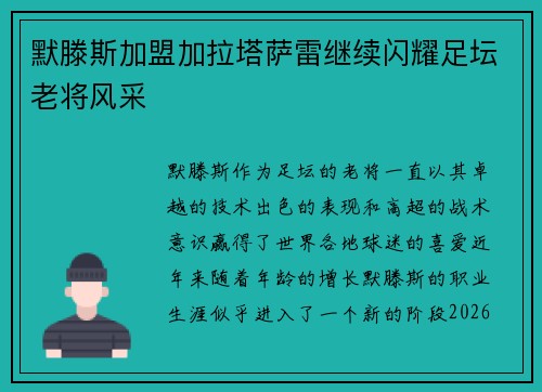 默滕斯加盟加拉塔萨雷继续闪耀足坛老将风采 默滕斯加盟加拉塔萨雷继续闪耀足坛老将风采